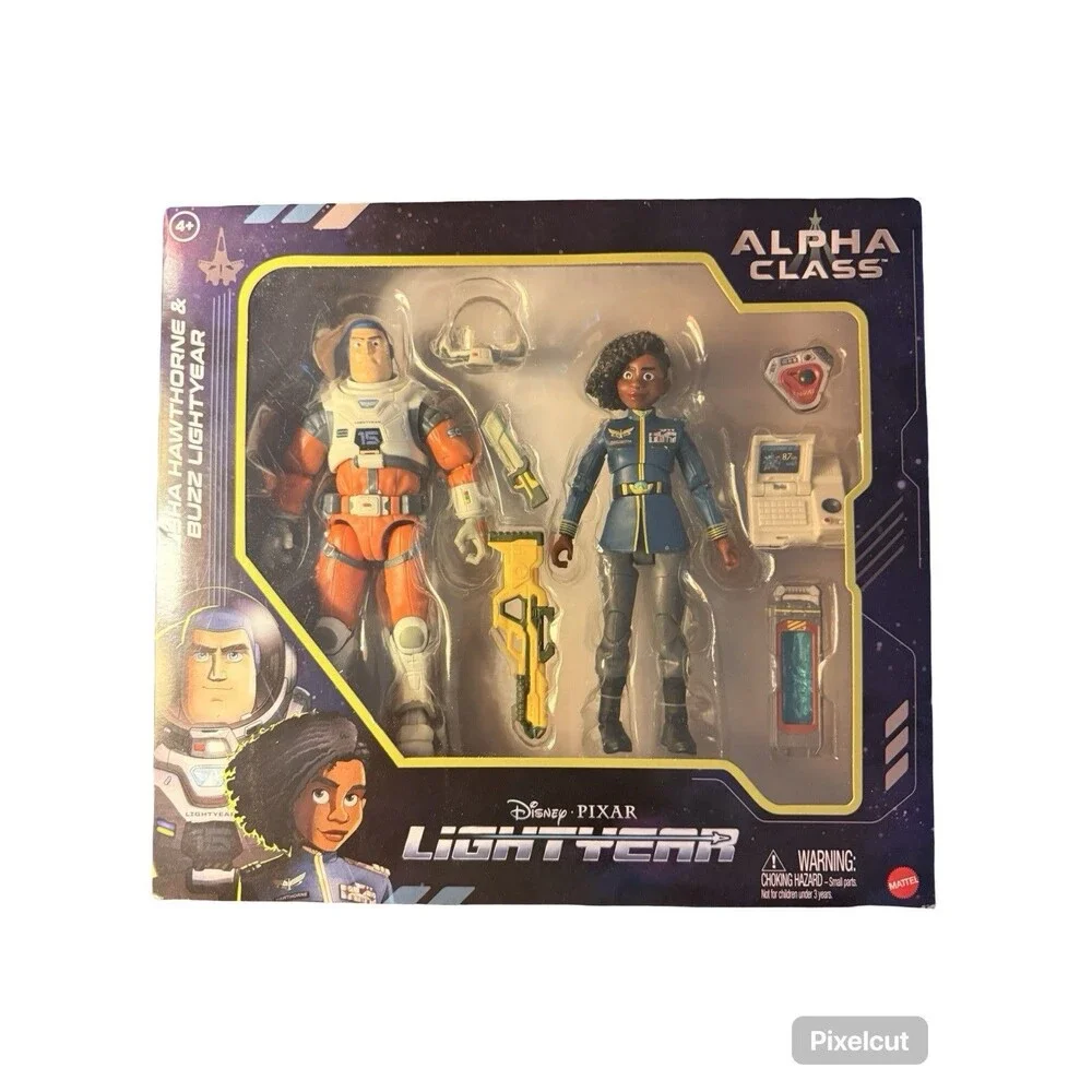 Disney Pixar Lightyear Alpha Class Buzz Lightyear Alisha Hawthorne Set New
